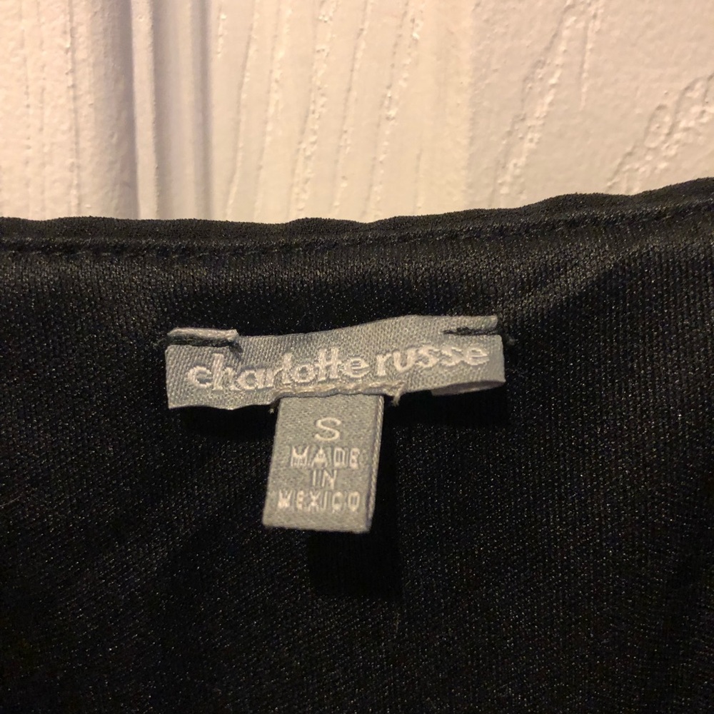 BLACK ROMPER CHARLOTTE RUSSE - Picture 2 of 2
